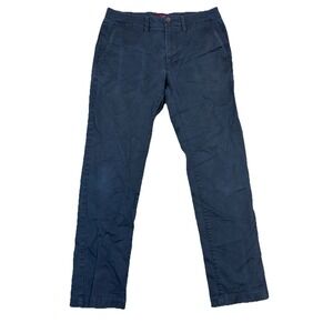 UNTUCKit‎ St. Clair Chino Pants Mens 30x30 Navy Blue Straight Fit Stretch